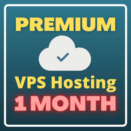 Premium VPS Hosting 25 GB (1 month)