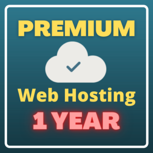 Premium Web Hosting (1 year) Plus Free Domain Forever