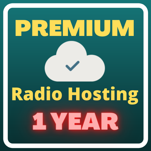 1 year Premium radio hosting