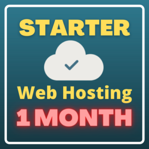 Starter Web Hosting (1 month)