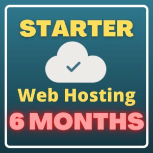 Starter Web Hosting (6 months)