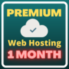 1 month Premium web hosting