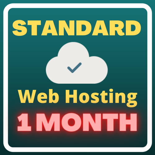 1 month Standard web hosting