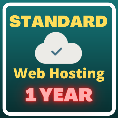 1 year Standard web hosting