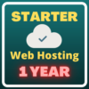 1 year Starter web hosting