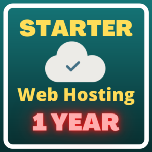 Starter Web Hosting (1 year)