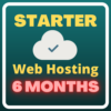 6 months Starter web hosting
