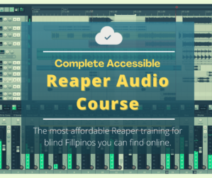 Learn how to use Reaper for as low as 1,200 Philippine pesos.